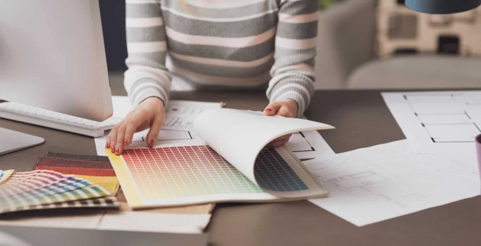 Property inventory services woman inspecting files